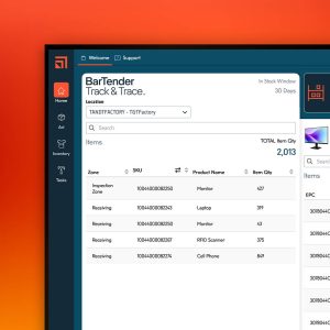 BarTender Cloud track en trace dashboard detail