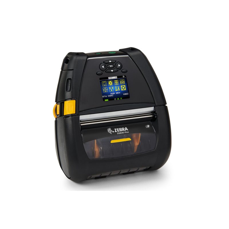 Media laden in een Zebra mobiele printer (ZQ511/ZQ630 Plus)